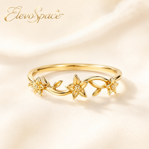 ElevoSpace™ Asterleaf Orbit Sculpted Vine Band